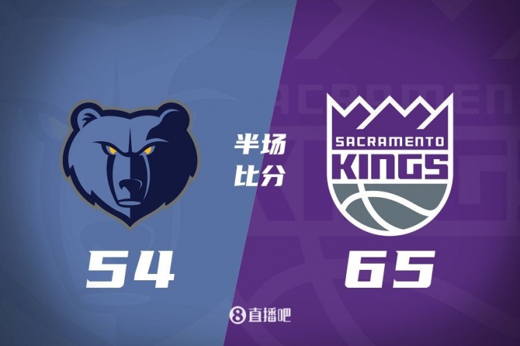 半場戰(zhàn)報(bào):拉文16分 蒙克15分 貝恩14+4 國王65-54領(lǐng)先灰熊11分