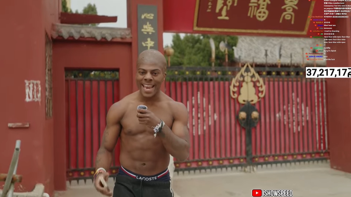 光頭造型!Speed中國行來到鄭州少林寺,上香拜佛學(xué)功夫